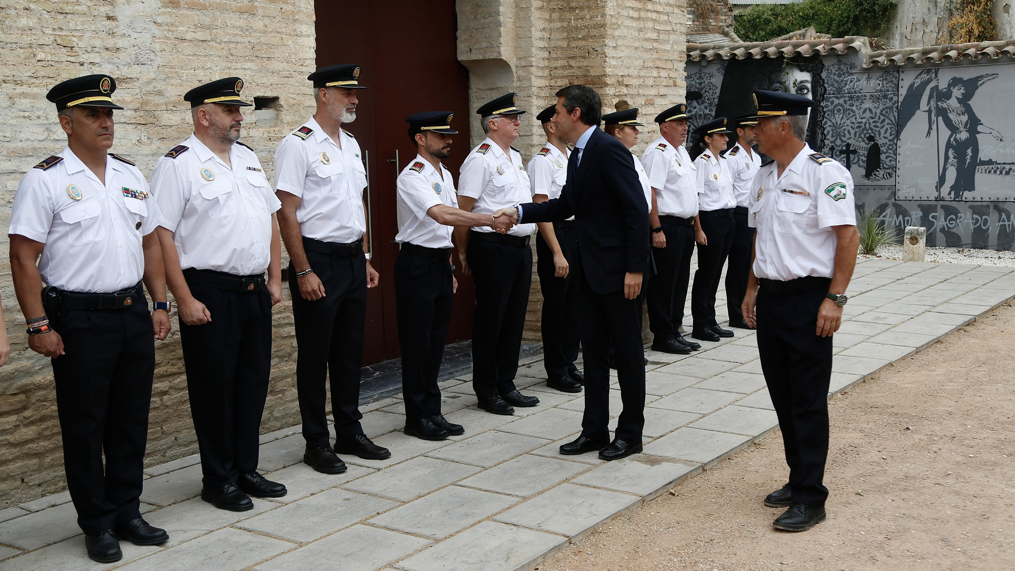 Toma de posesión del nuevo intendente mayor de la Jefatura de la Policía Local