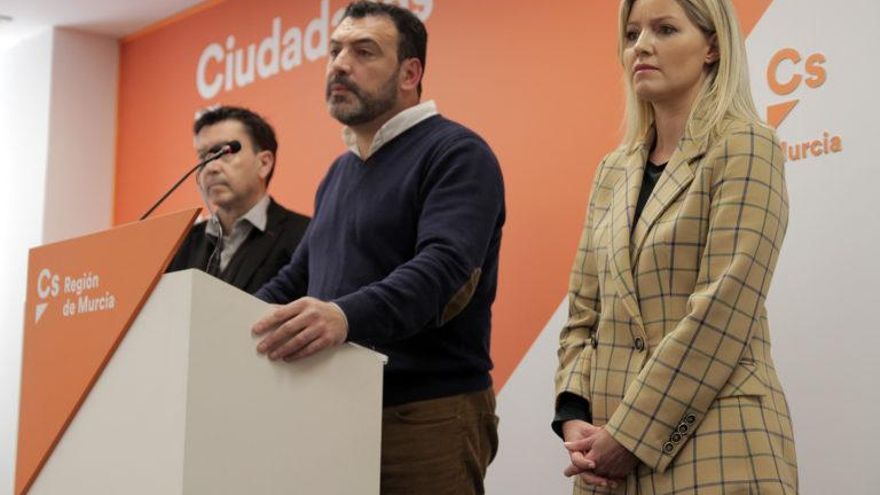 Miembros de la comisión gestora de Ciudadanos en la Región de Murcia, constituida en enero de 2020