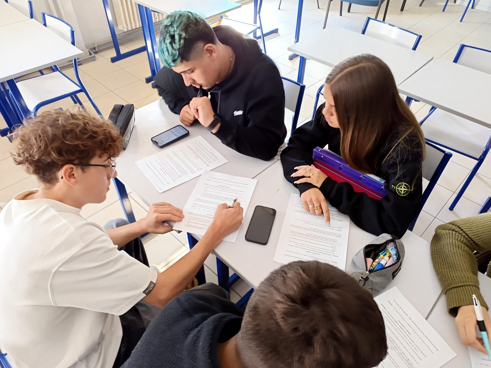 Alumnado del IES Teror en el proyecto Erasmus +.