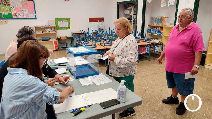 Un colegio electoral de Córdoba este 9J.