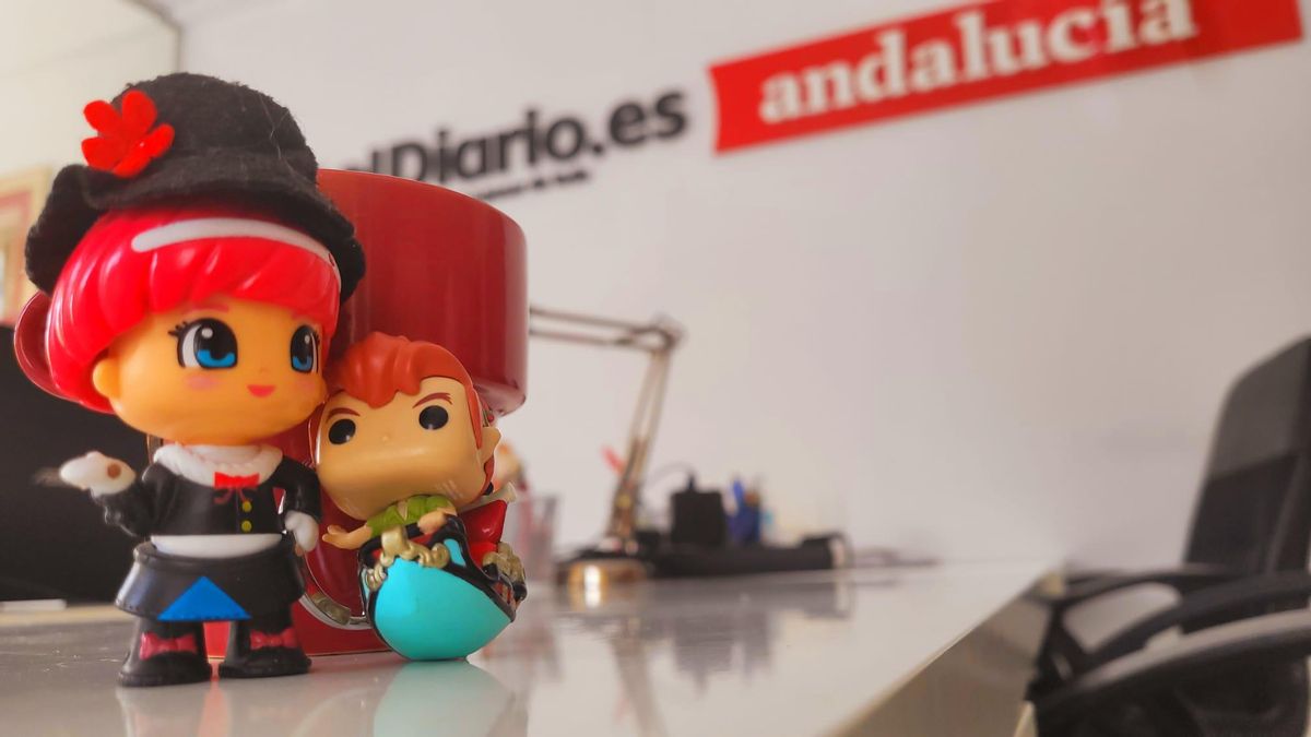 Mary Poppins y Peter Pan en la redacción de elDiario.es Andalucía