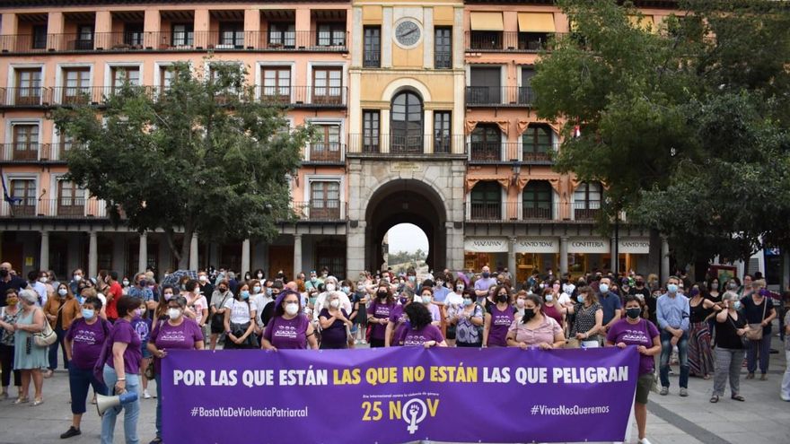 Manifestación feminista en Toledo