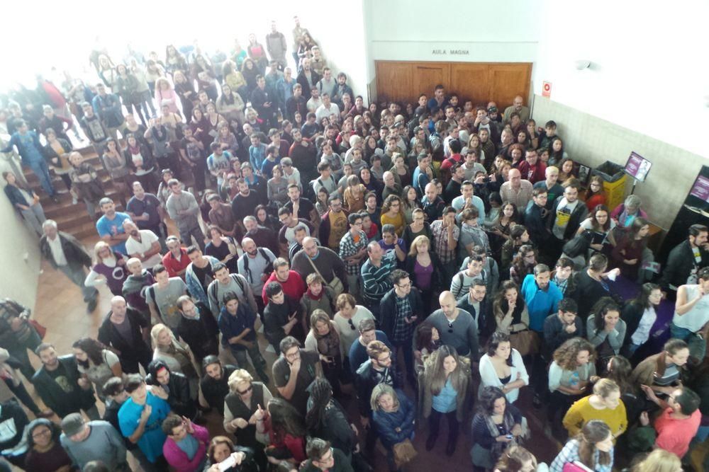 Acto de campaña de Podemos en Tenerife. (Foto: Moisés Pérez).