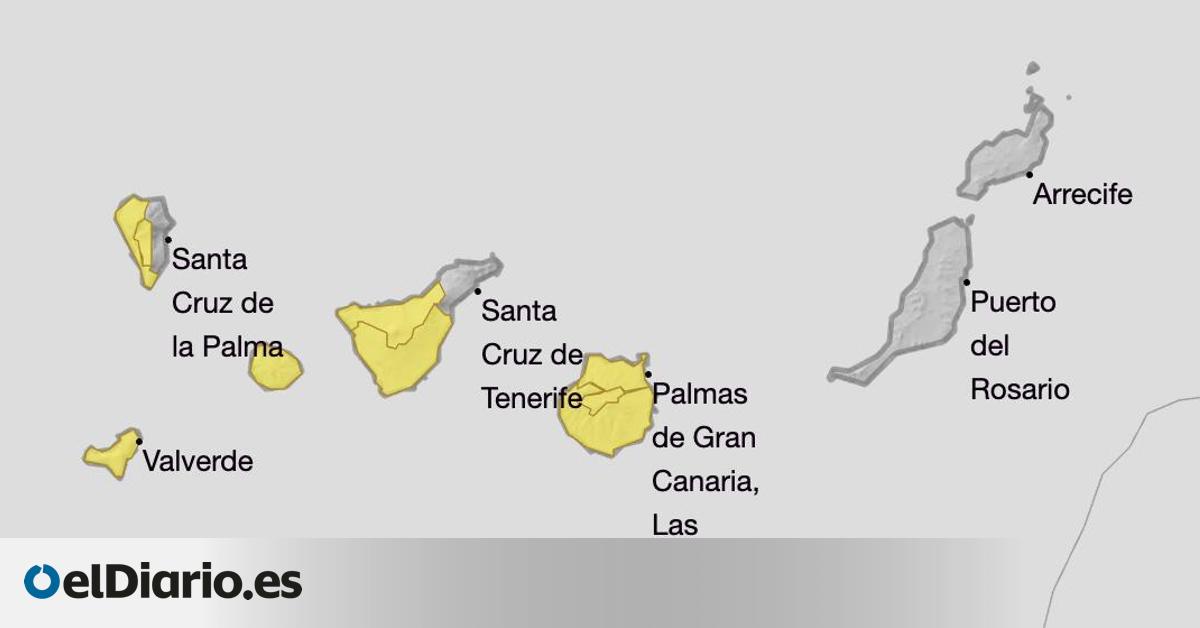 Heat, strong winds, and waves: Weather alerts issued in the Canary Islands
