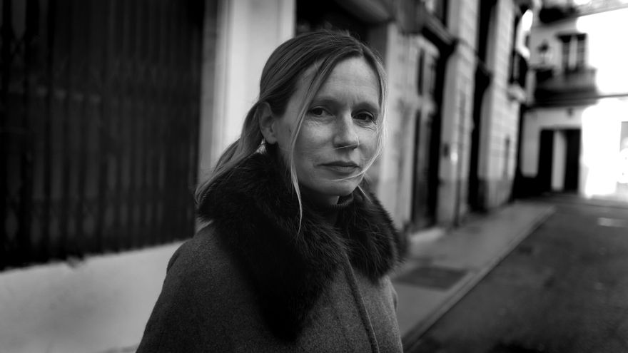 La periodista y escritora Géraldine Schwarz en Valencia.