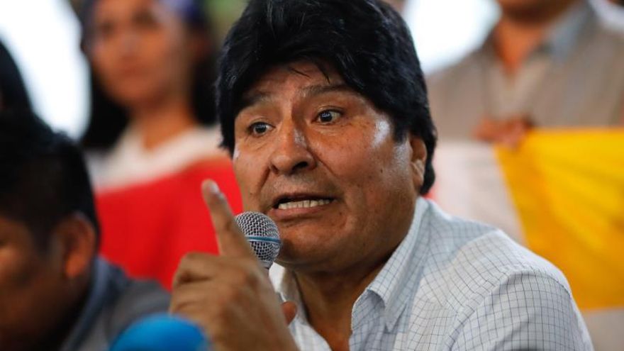 En la imagen, el expresidente de Bolivia Evo Morales.