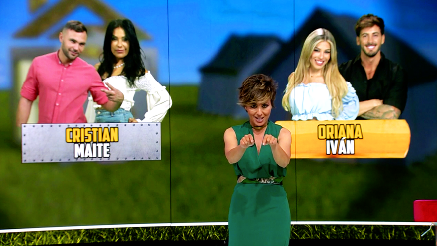 Sonsoles Ónega, en el plató de La casa fuerte