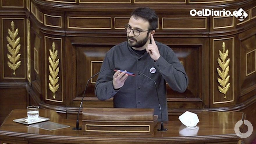 El diputado de la CUP Albert Brotan.