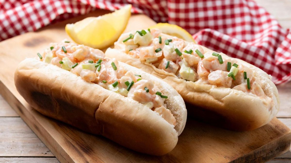 Bocata de bechamel y gambas