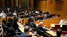 Imagen de la sesión constitutiva de la Comisión para la Reconstrucción Social y Económica en el Congreso de los Diputados el pasado 7 de mayo