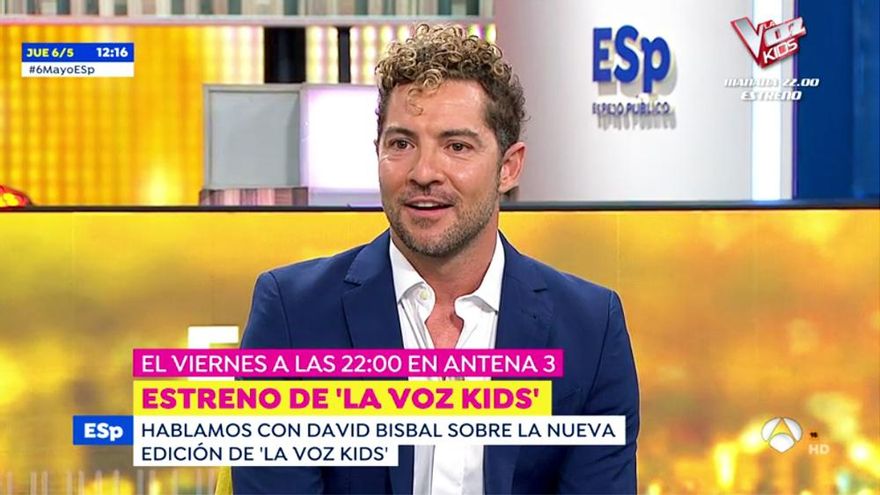 David Bisbal, ante la vuelta de 'La Voz Kids': "Estos niños serán representantes de España a nivel musical"