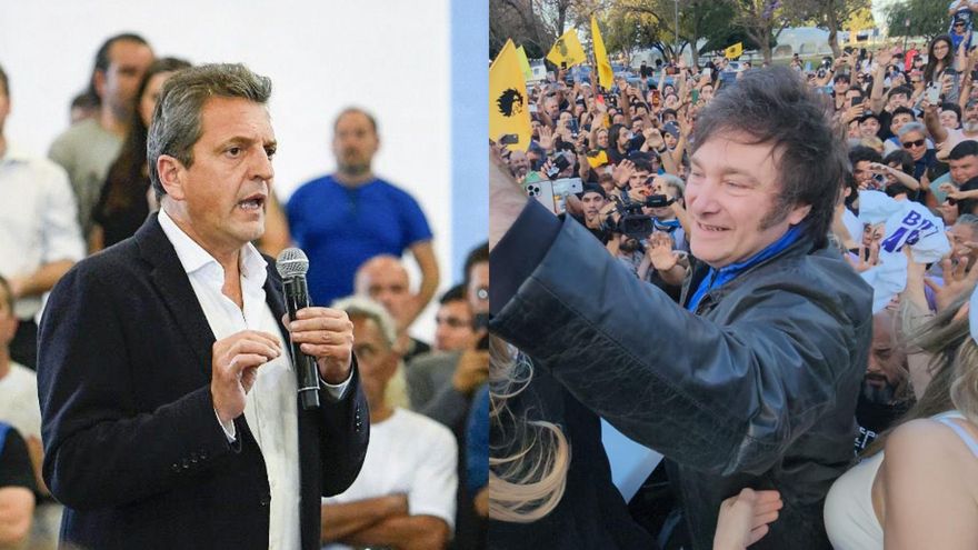 Cierres de campaña: Milei se muestra en el corazón de Córdoba y Massa encabeza una presentación simple, sin multitudes