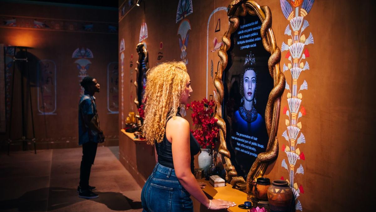 Uno de los espejos inmersivos del área interactiva