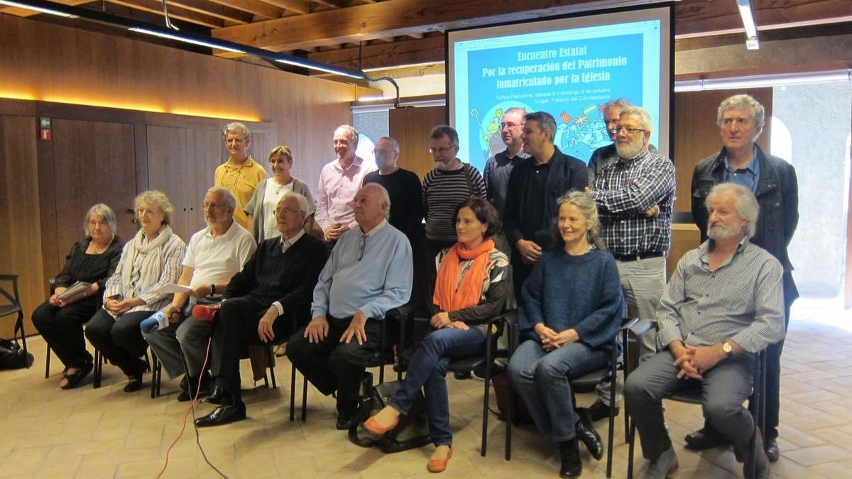 Constituida en Pamplona la Coordinadora por la recuperación del patrimonio inmatriculado por la Iglesia católica