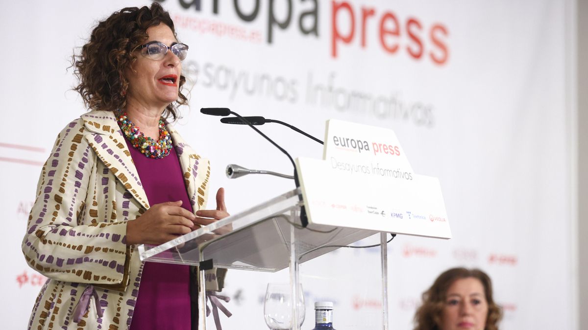 La ministra de Hacienda, María Jesús Montero.