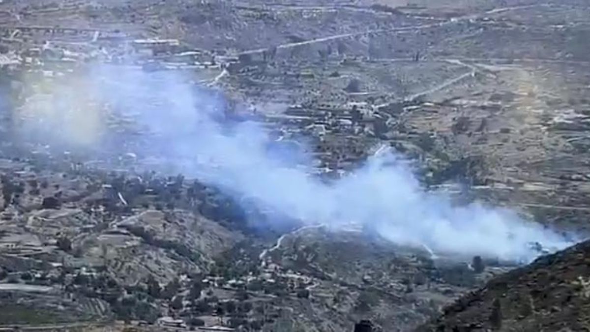 Estabilizado el incendio en Santa Lucía: entre 1 y 2 hectáreas afectadas y seis viviendas desalojadas