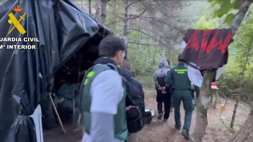 Desmanteladas seis macroplantaciones de marihuana en las comarcas del Sobrarbe y la Ribagorza, en pleno Pirineo aragonés