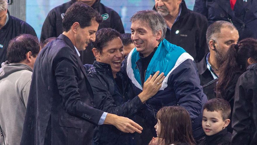 El peronismo disimula las tensiones con una marcha anti Bases