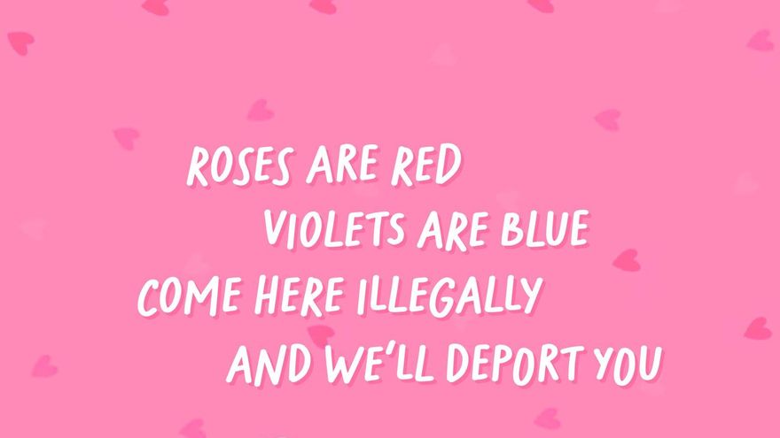 Trump envía un mensaje a los migrantes por San Valentín: ven ilegalmente y te deportaremos