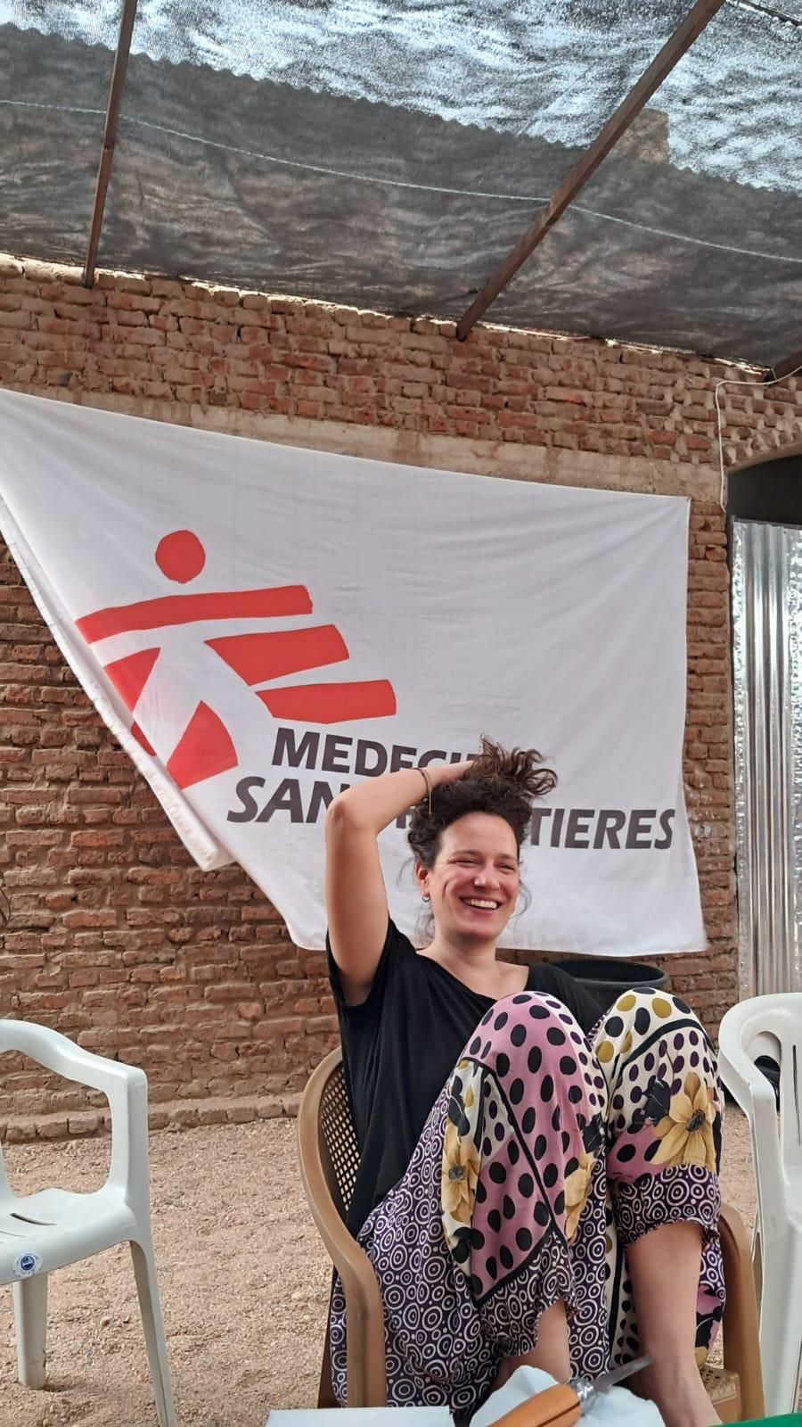 Cati Madrid, en Sudán