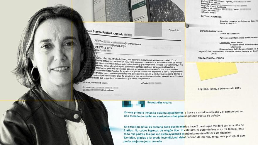 Cuca Gamarra medió para que el Gobierno del PP en La Rioja colocase a afines del partido en empresas