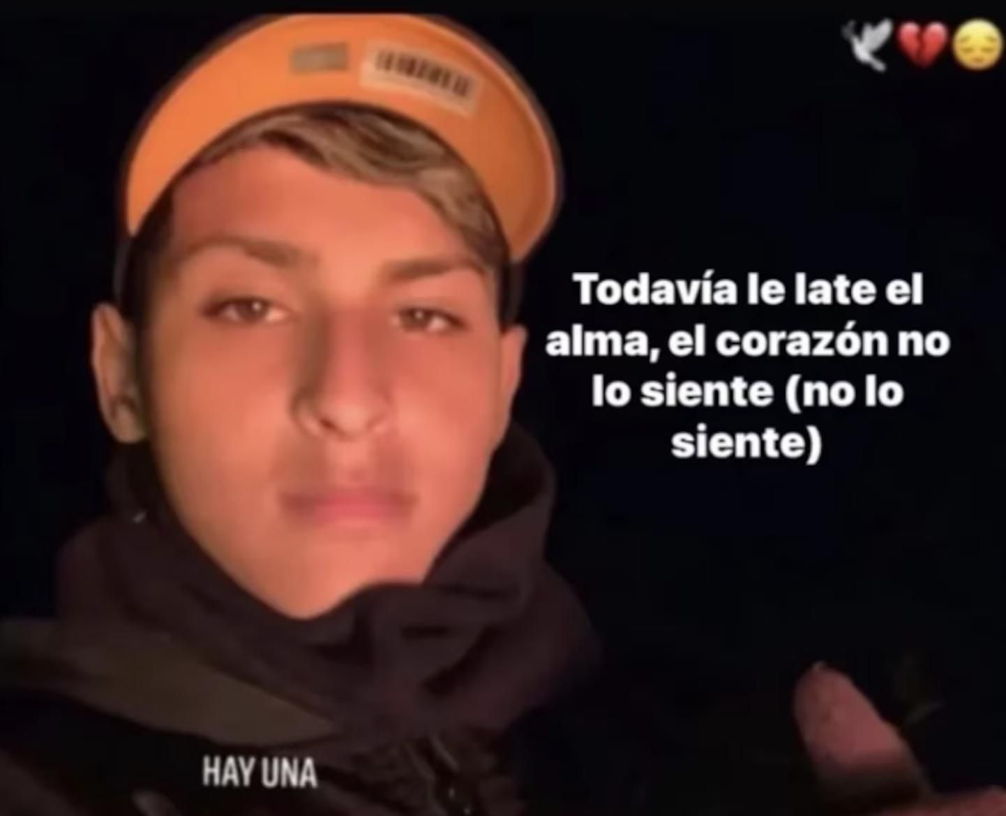 Allegados a Santino Tabarez lo despidieron en las redes sociales.