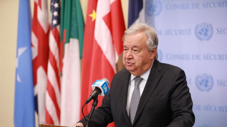El secretario general de la ONU, António Guterres.
