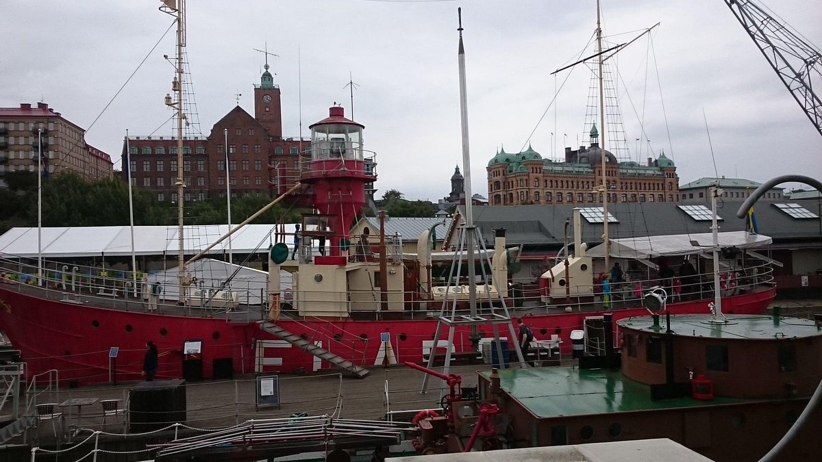 Viejos barcos del Museo Marítimo de Gotemburgo.