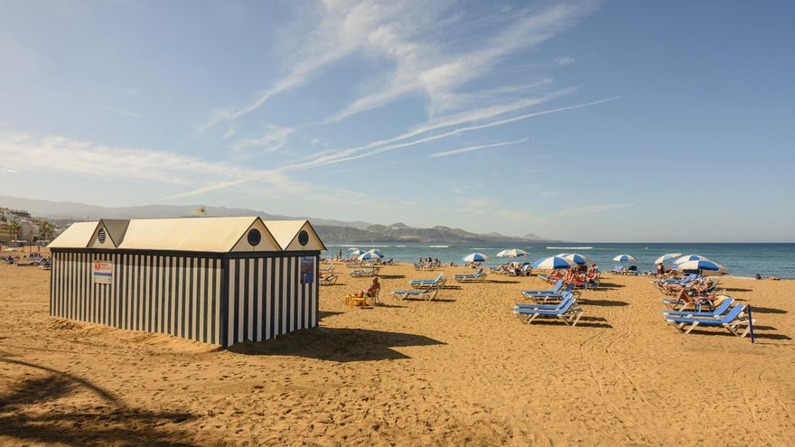 Las Canteras, en Gran Canaria.