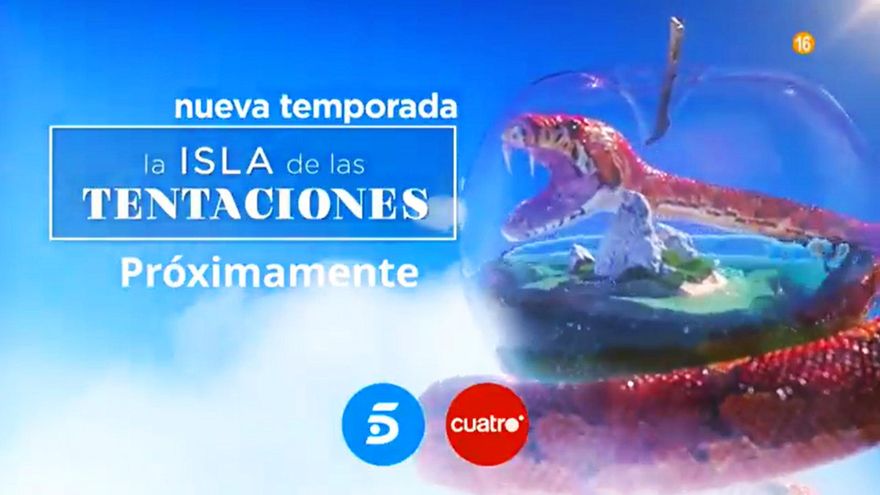 'La isla de las tentaciones' promociona su quinta edición, que recupera la cobertura dividida en Telecinco y Cuatro
