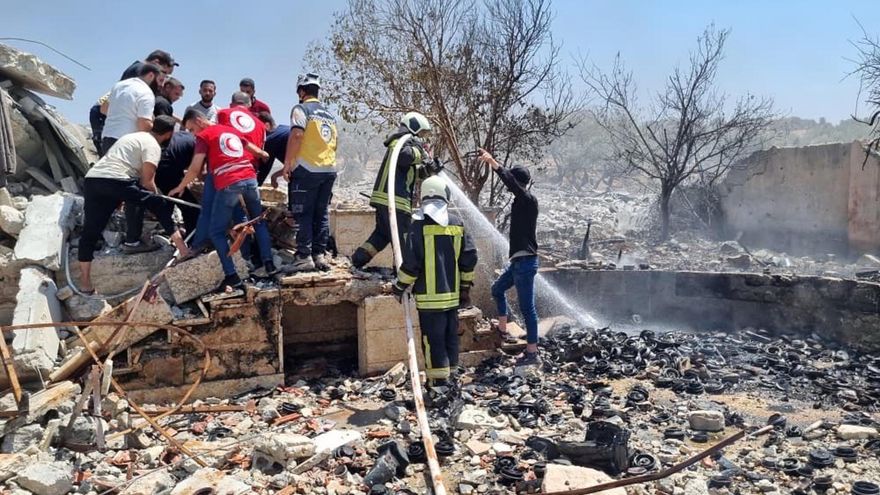 Al menos cuatro muertos y cinco heridos en una explosión en el noroeste de Siria