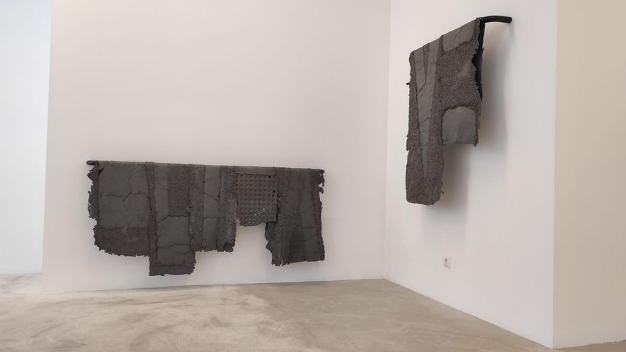 Una de las obras de López dentro de la muestra 'Surco'