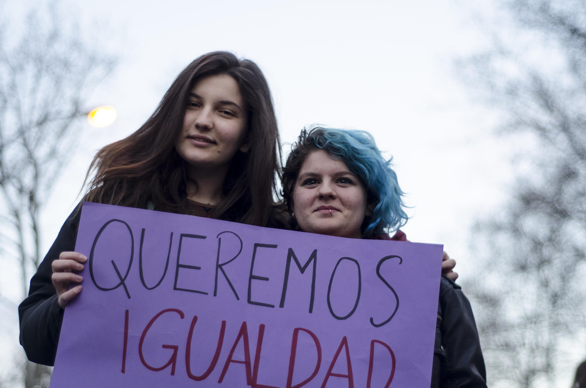 "Queremos igualdad" Manifestación del 8M \ Foto: Alejandro Navarro Bustamante