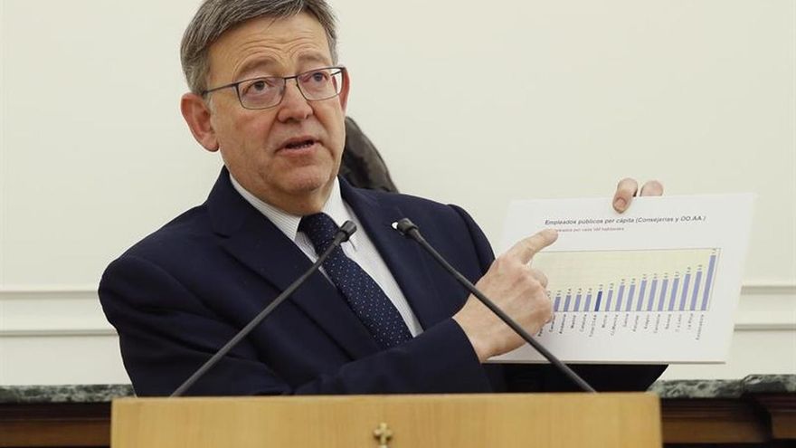 Hacienda traslada a Puig que los Presupuestos mejorarán la tasa de reposición