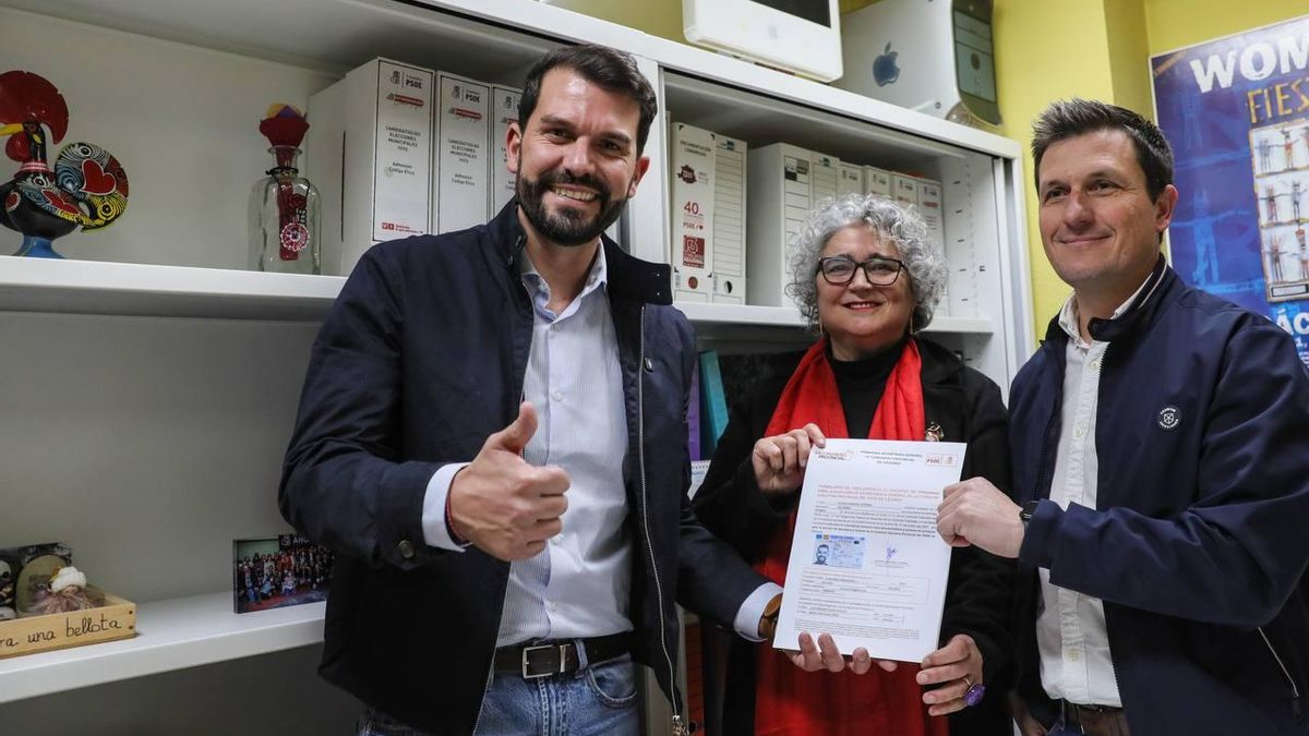 Álvaro Sánchez Cotrina, después de registrar este martes su candidatura.