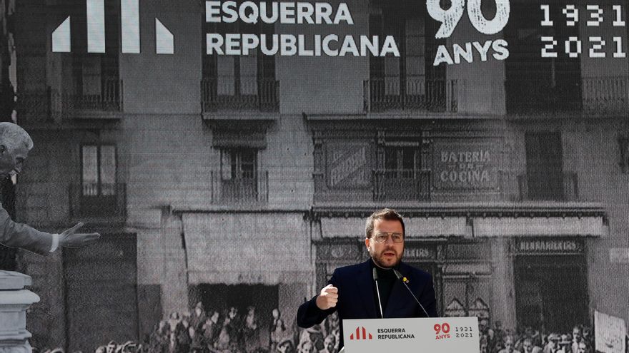 El candidato a la presidencia de la Generalitat por ERC, Pere Aragonès. EFE/Alberto Estévez/Archivo