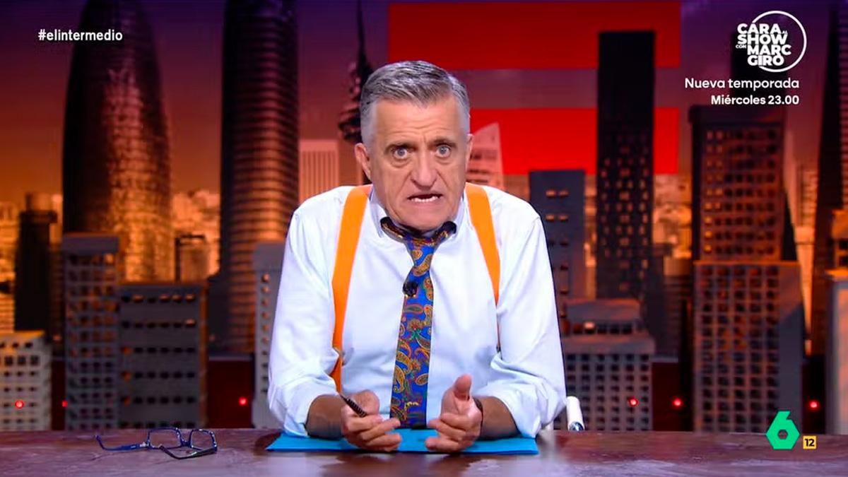 Wyoming critica las propuestas "xenófobas" de Vox y el "simpa" de Ayuso con el ático en la vuelta de 'El Intermedio'