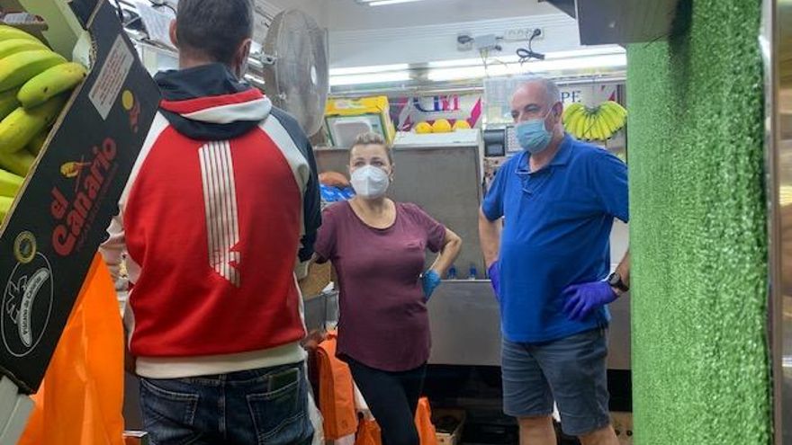 Jorge, Carmelo y Juani.