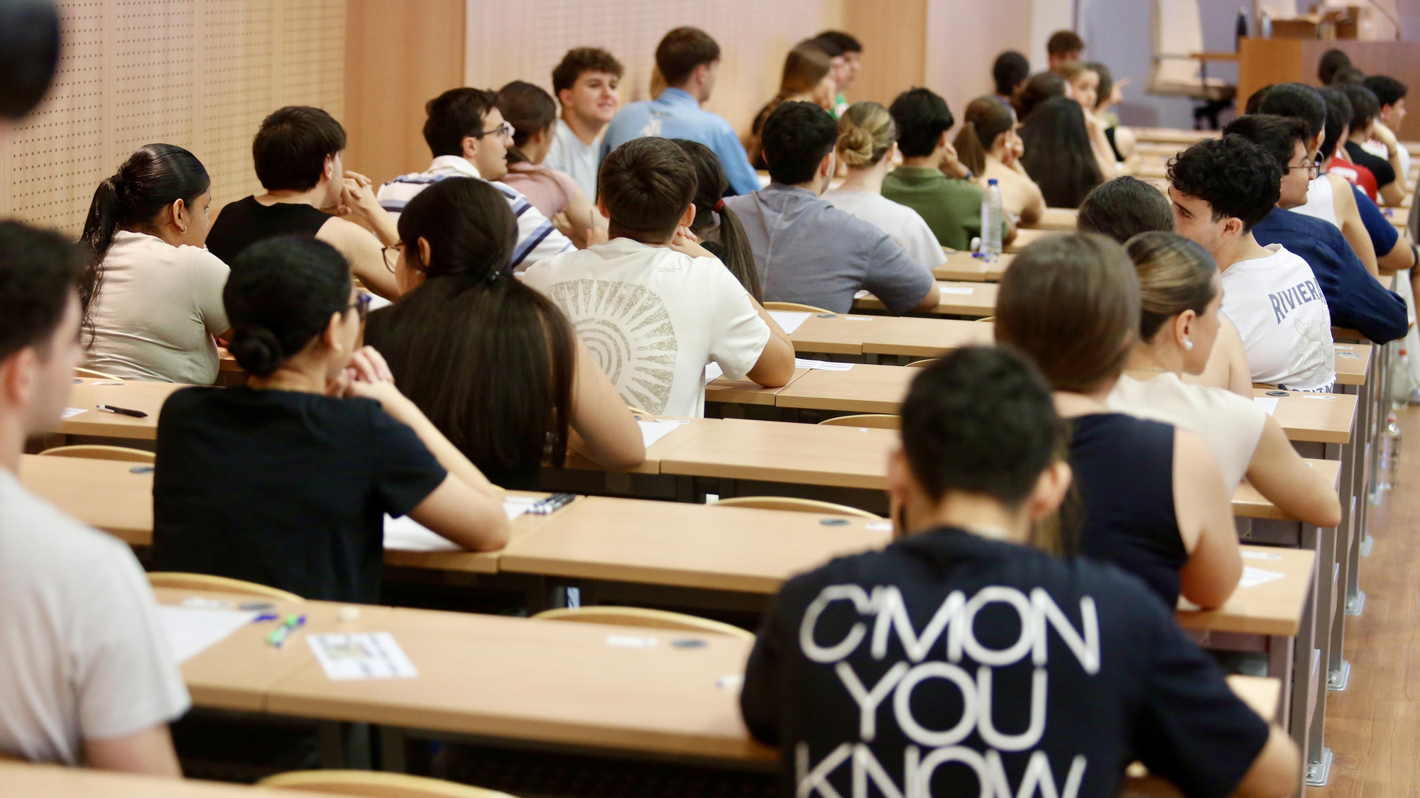 Inicio de las Pruebas de Evaluación de Bachillerato para el Acceso a la Universidad