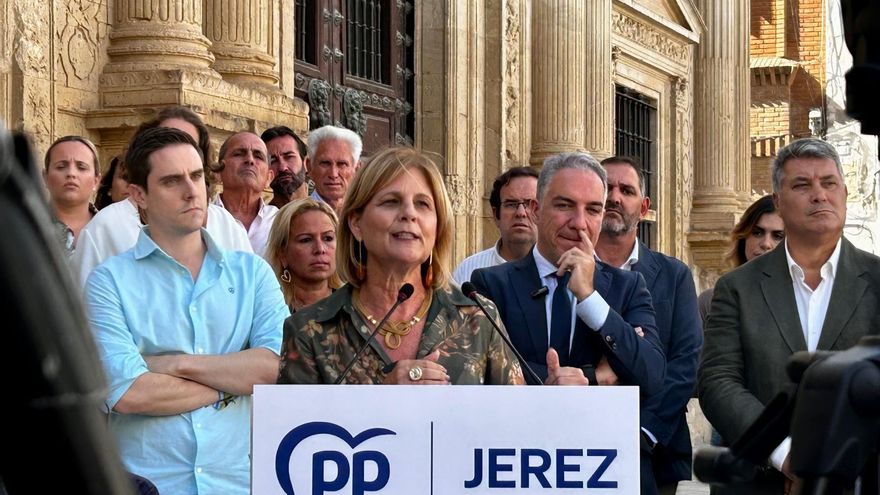García-Pelayo en un acto en Jerez este viernes.