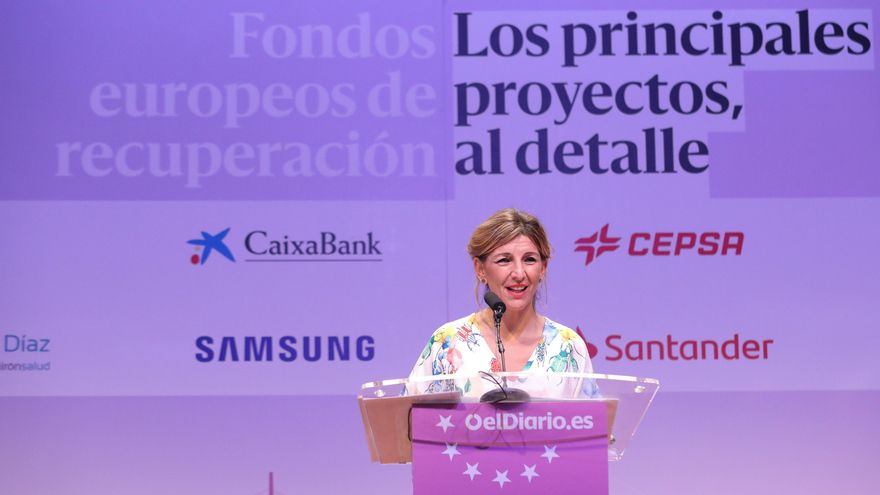 Intervención de Yolanda Díaz, vicepresidenta segunda del Gobierno y ministra de Trabajo y Economía Social