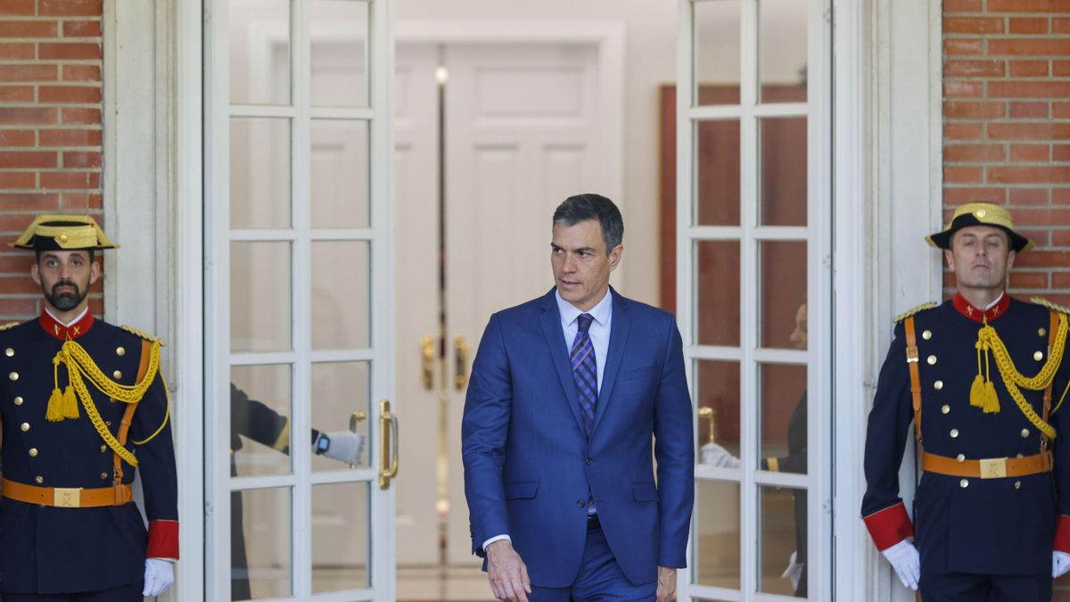 Imagen de archivo del presidente del Gobierno, Pedro Sánchez, en el Palacio de la Moncloa