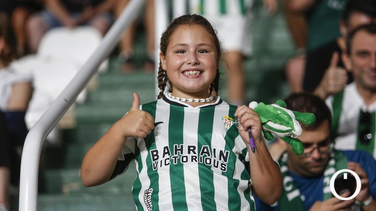 Grada Blanquiverde del Córdoba CF - CD Castellón