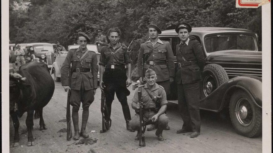 Escolta de Franco. Frente de Santander