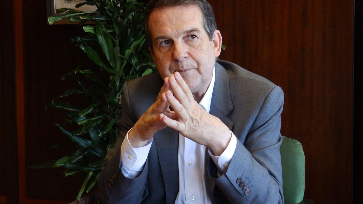 Caballero, durante una entrevista para eldiario.es