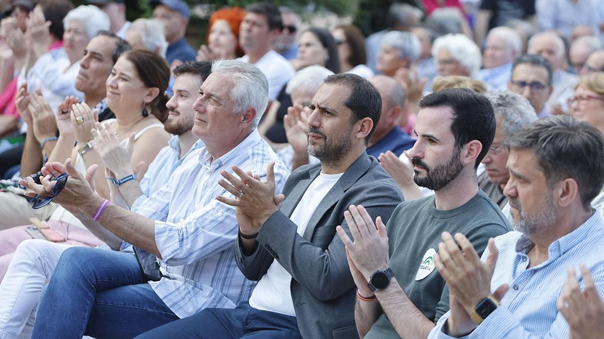 Mitin de Por Andalucía en la plaza de la Juventud de Córdoba