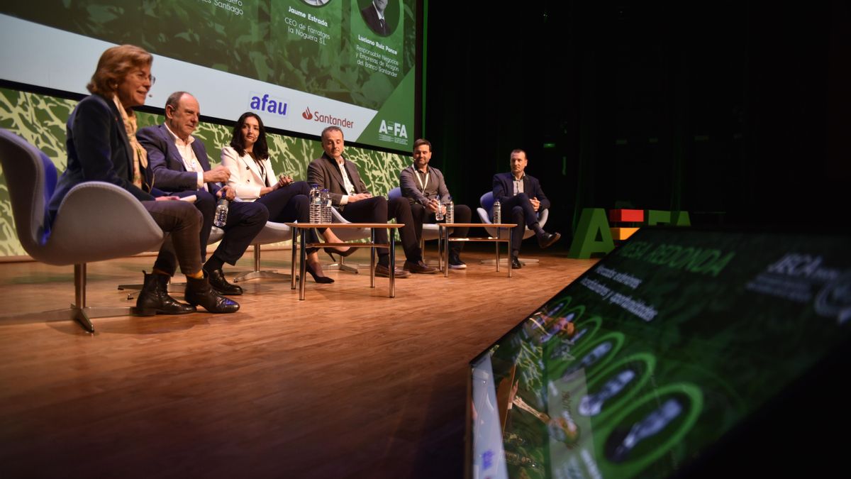 Un momento de la mesa redonda celebrada en el marco de las jornadas de la alfalfa.