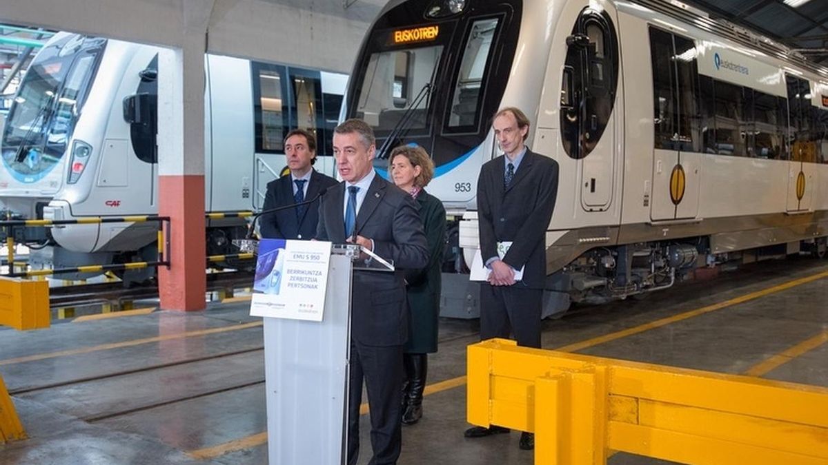 Urkullu reclama la competencia sobre los servicios ferroviarios internos, incluida la Y vasca