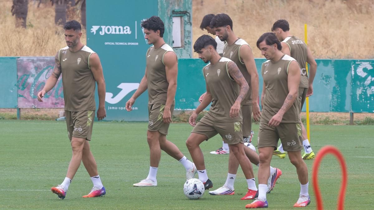 Entrenamiento del Córdoba CF en la ciudad deportiva