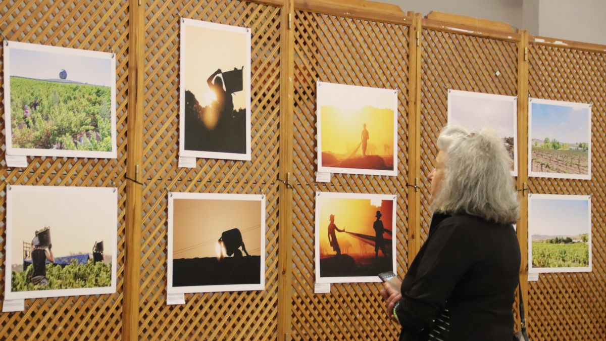 Exposición enoturismo Chema Mármol en Montilla